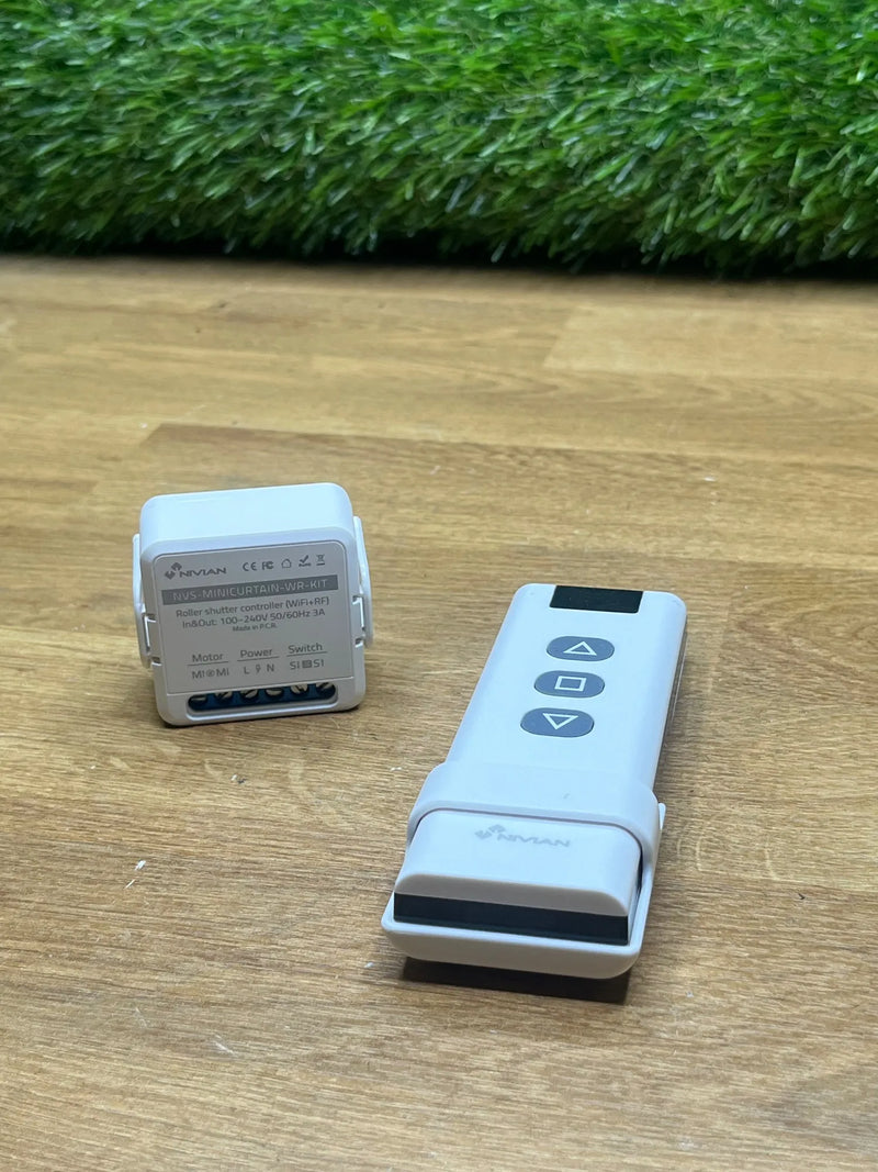 Controlador WiFi para Motor de Persianas con Mando NIVIAN