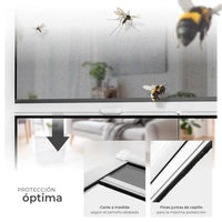 Mosquitera enrollable de aluminio 90 x 160 cm