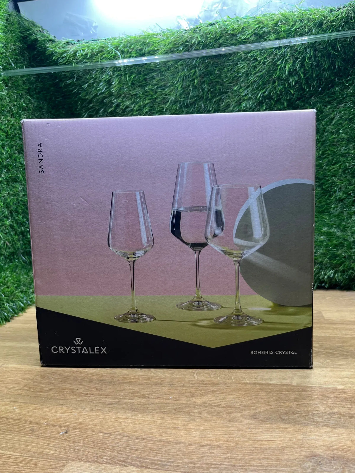 Juego de 6 copas de vino tinto Crystalex