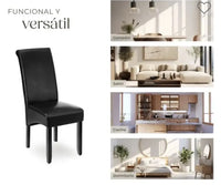 Silla de comedor acolchada