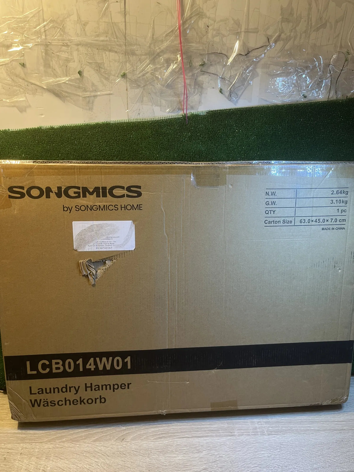 Cesto de la Ropa Sucia con Tapa SONGMICS