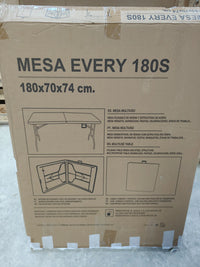 Mesa plegable 180cm.- KG KITGARDEN