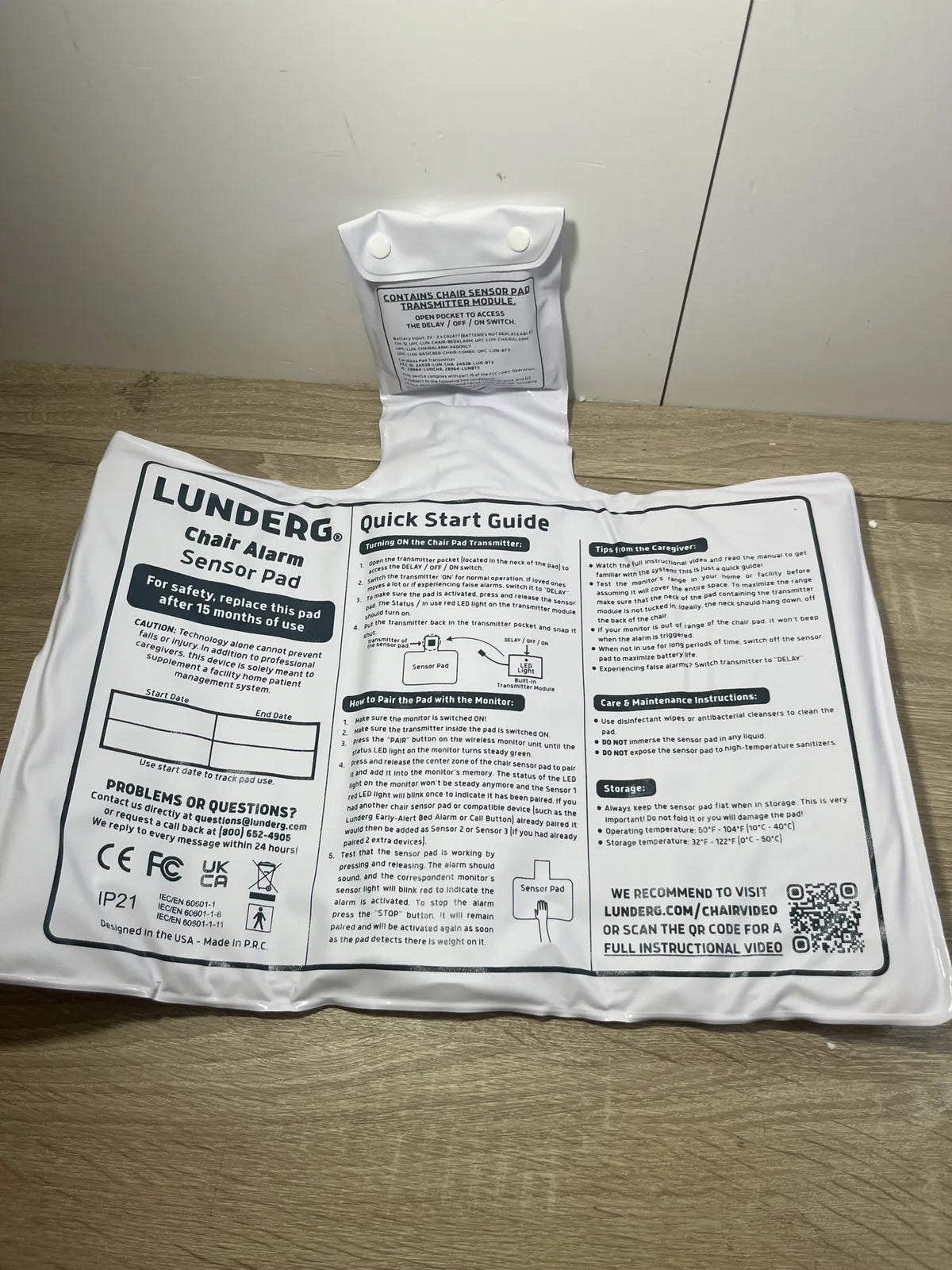 Sistema de alarma de silla Lunderg