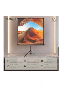 pantalla con trípode 152x152cm