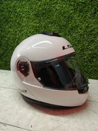 Casco de moto modular blanco XXL - LS2