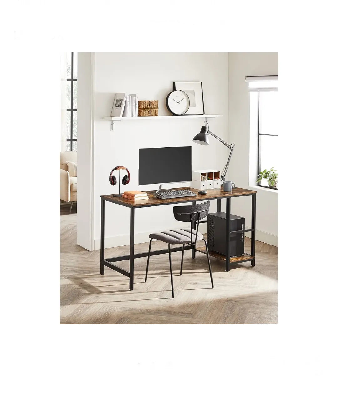 Escritorio, Mesa de Trabajo, 140 x 60 x 76cm,