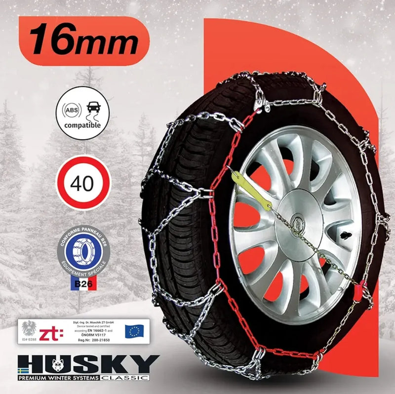 Cadenas de nieve de 16mm - S sumex