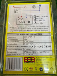 Trailing-relé CS3-1B Interruptor Temporizador