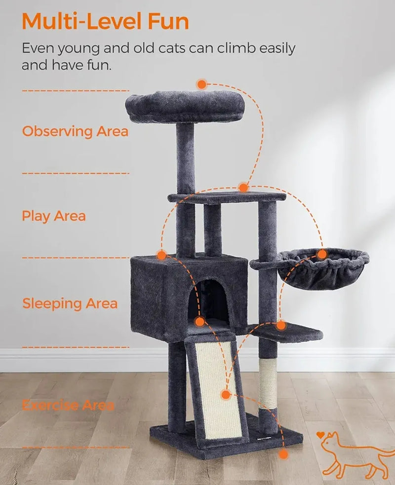 Árbol para gatos de 135cm para gatos