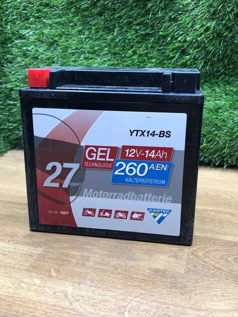 Batería de motocicleta YTX14-BS CARTEC