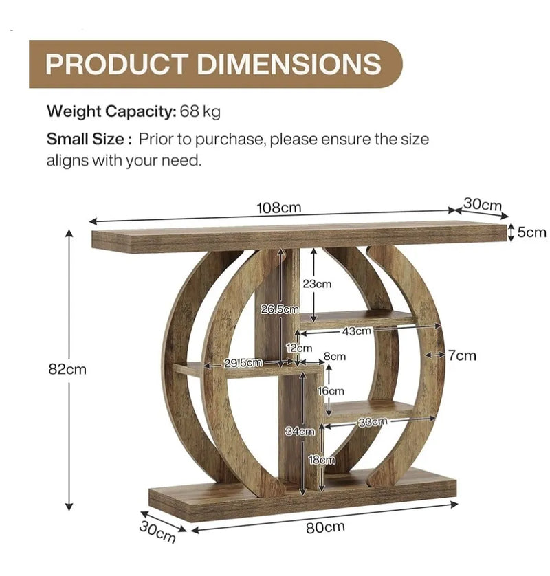 Mesa consola círculo
