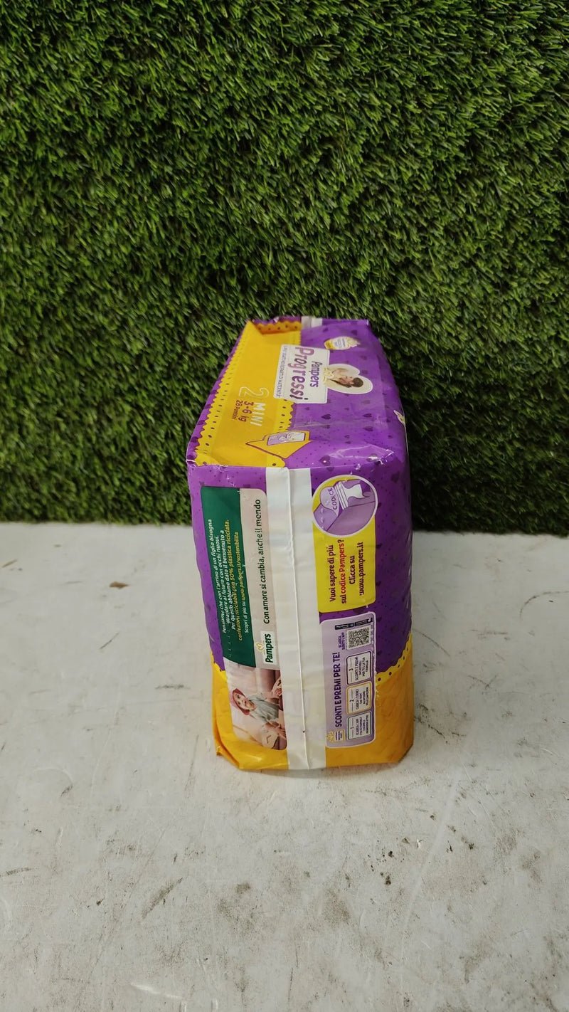 Pampers Progressi Mini, tamaño 2 (3-6 kg), 28 capas