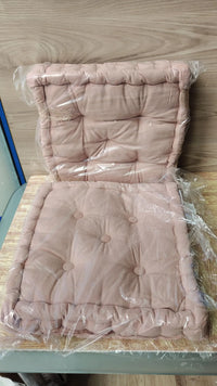 Cojín de Asiento Cuadrado, Cojines para Silla de Jardin, Juego de 2 Cojines