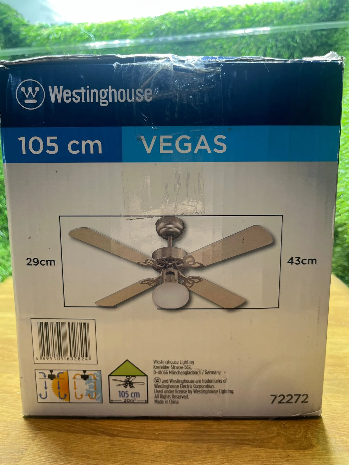 Ventilador de Techo E27 Lighting Vegas Westinghouse