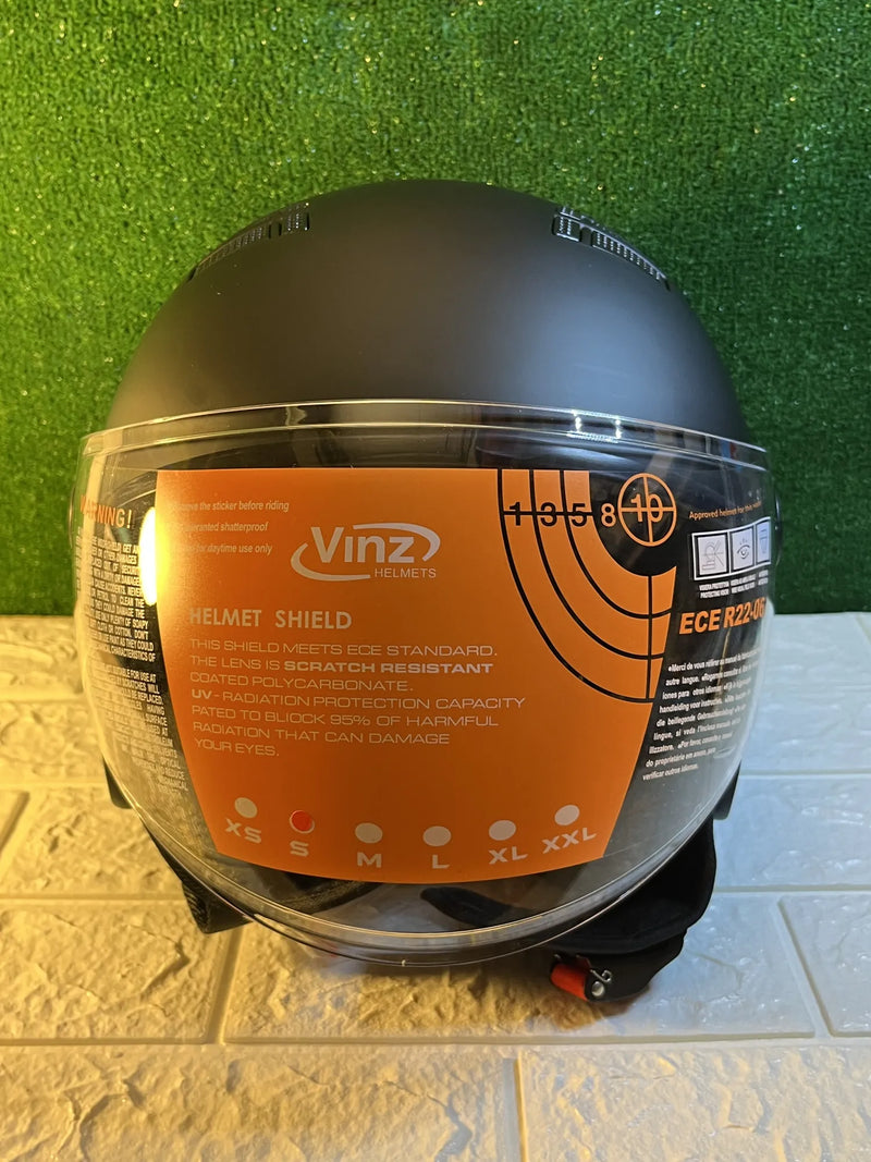 Casco Jet con Visera VINZ