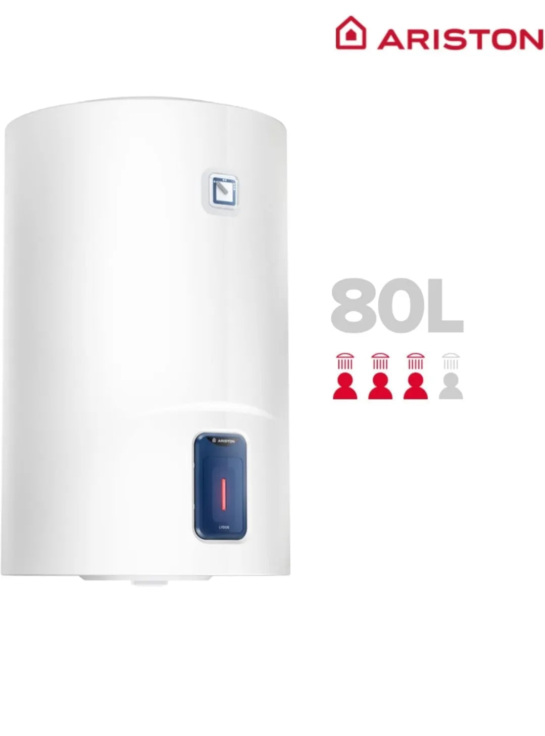 Termo electrónico de 80 litros - Ariston