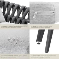 Silla de aluminio