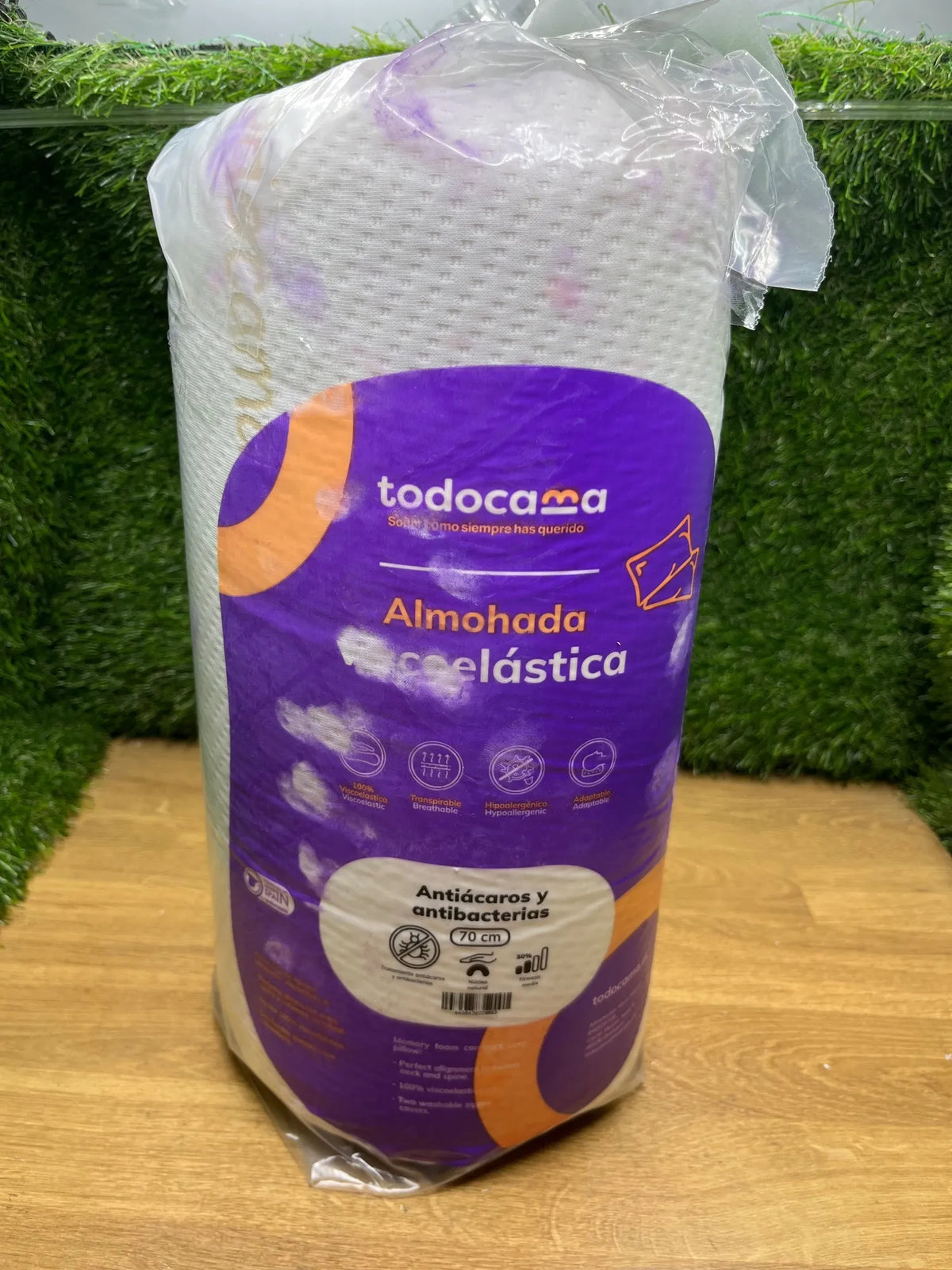 Almohada viscoelástica 70 cm Todocama