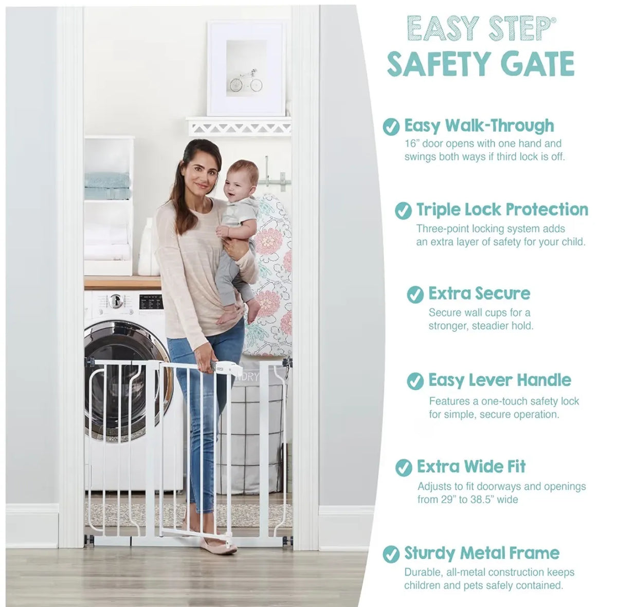 Valla de seguridad para puertas