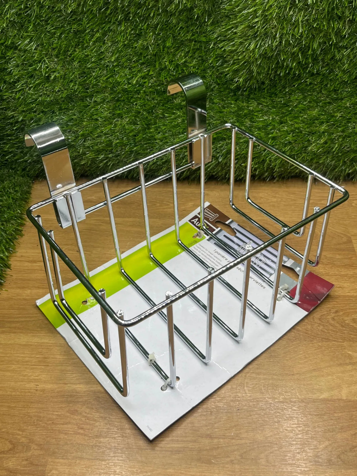 Cesta de cromo para la toalla seca tubo redondo