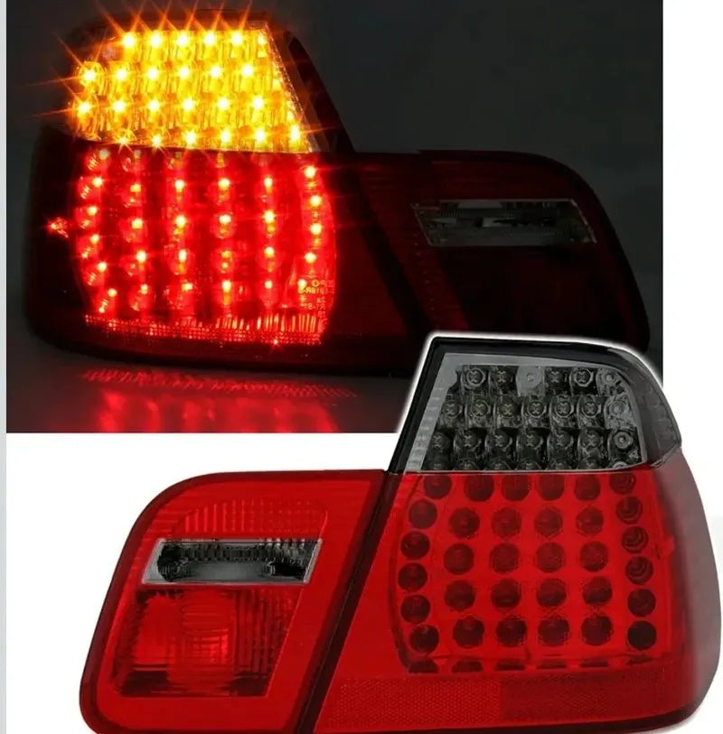 Eagle Eyes LED Faros Traseros Set en Rojo Negro