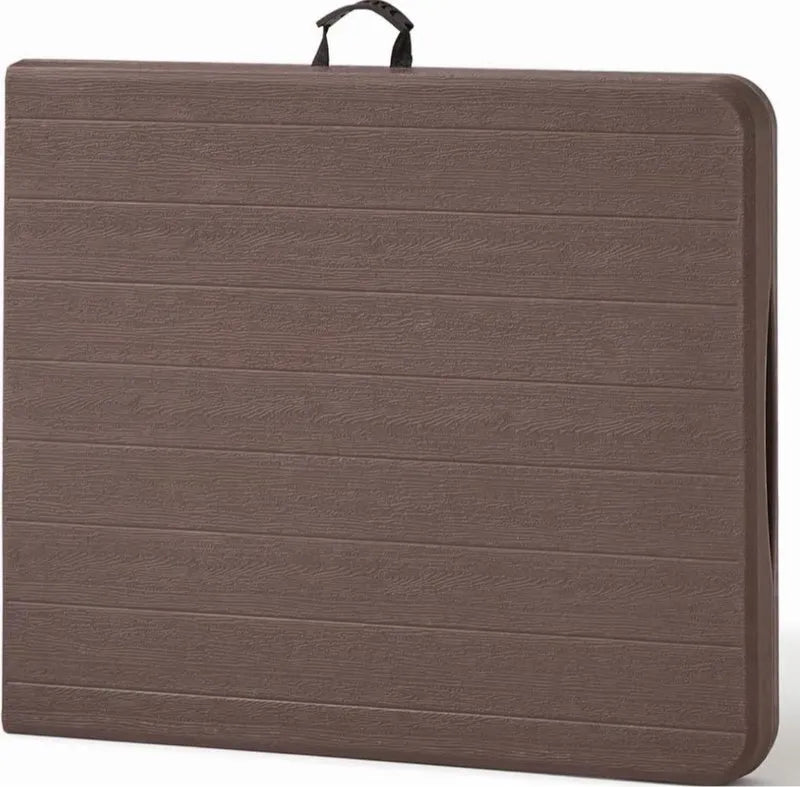 Mesa plegable marrón 180 cm