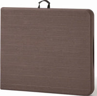 Mesa plegable marrón 180 cm