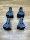 4 Protectores Antideslizantes para Patas de Escalera de Goma