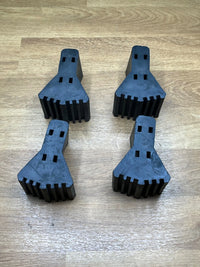 4 Protectores Antideslizantes para Patas de Escalera de Goma