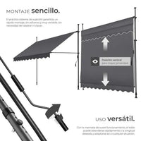 Toldo plegable para balcón
