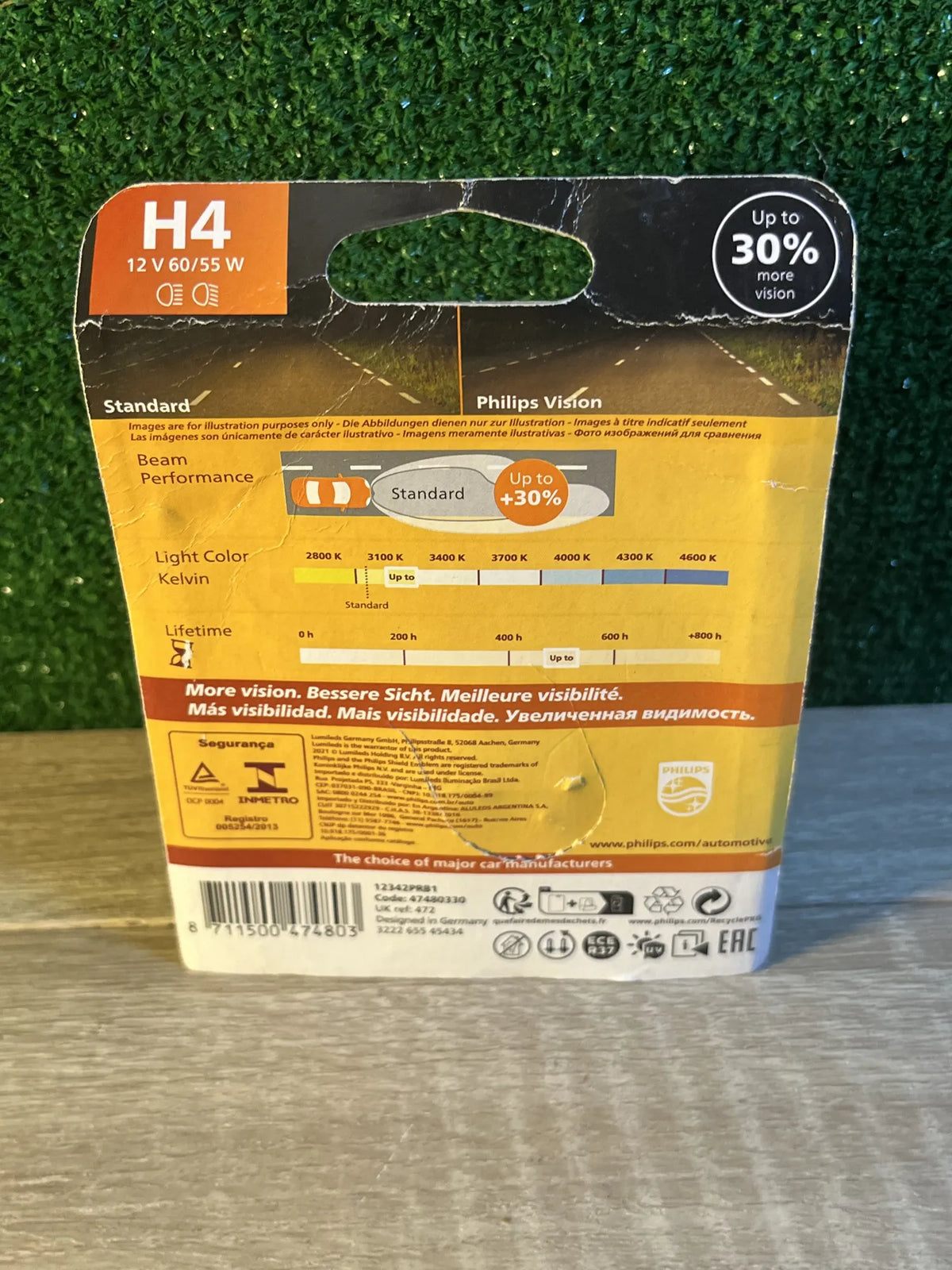 Bombilla H4 para faros delanteros Philips