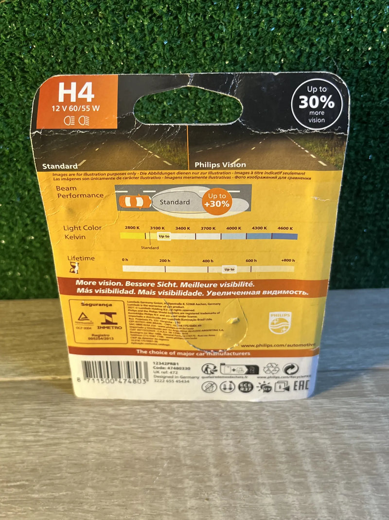 Bombilla H4 para faros delanteros Philips