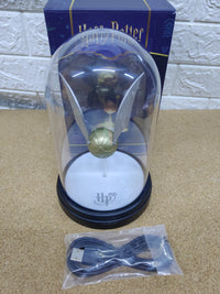 Lámpara Snitch dorada Harry Potter