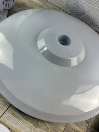 Ventilador de pie blanco