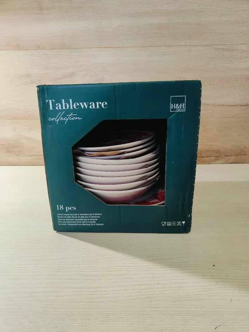 Juego de platos navideño - H&h