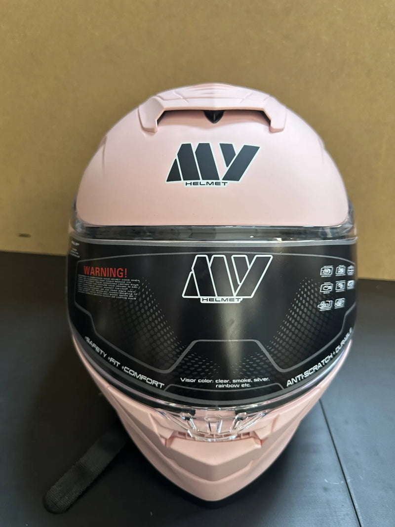 Casco Moto Integral MY Rosa