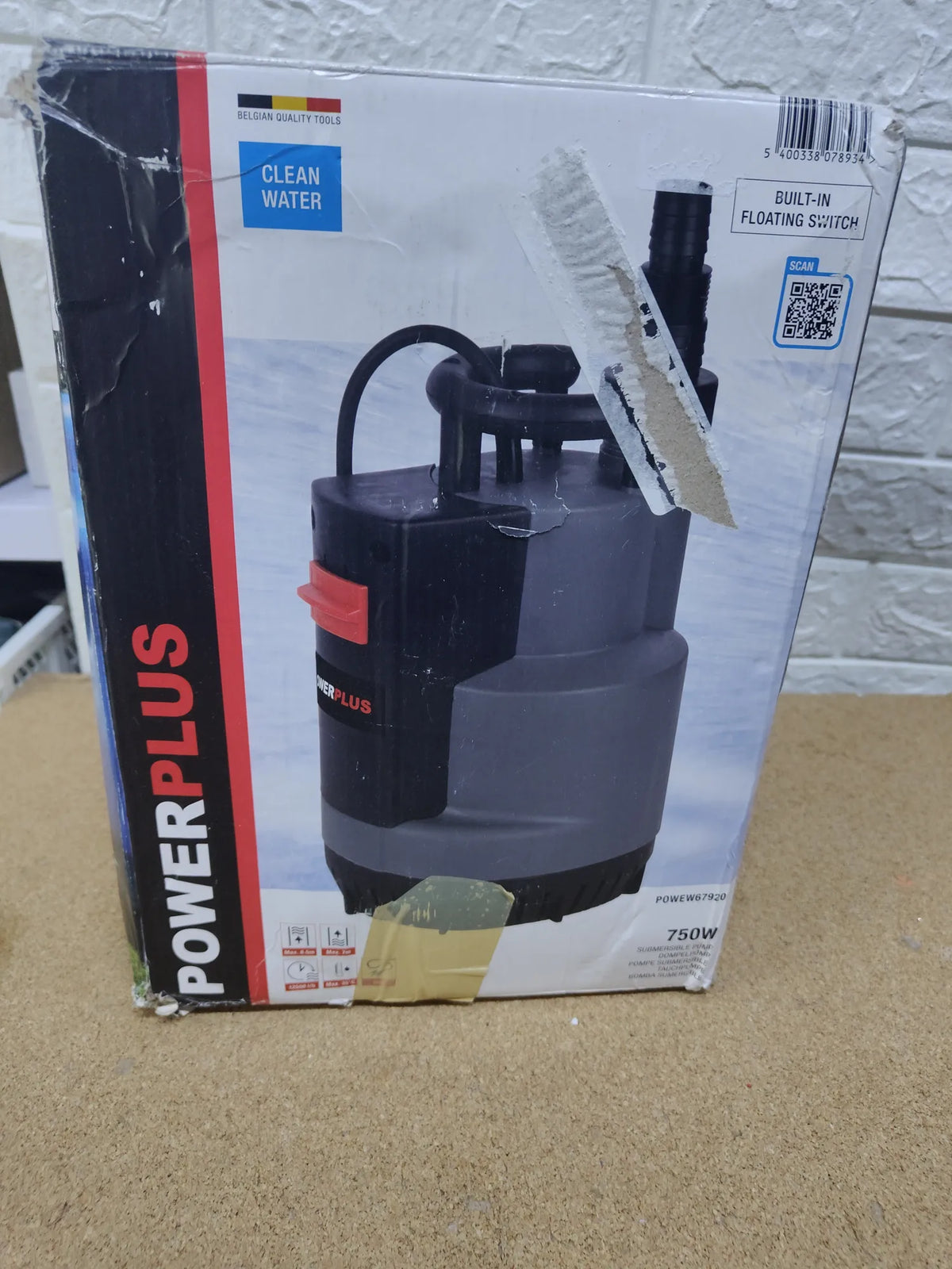 Bomba sumergible 750w