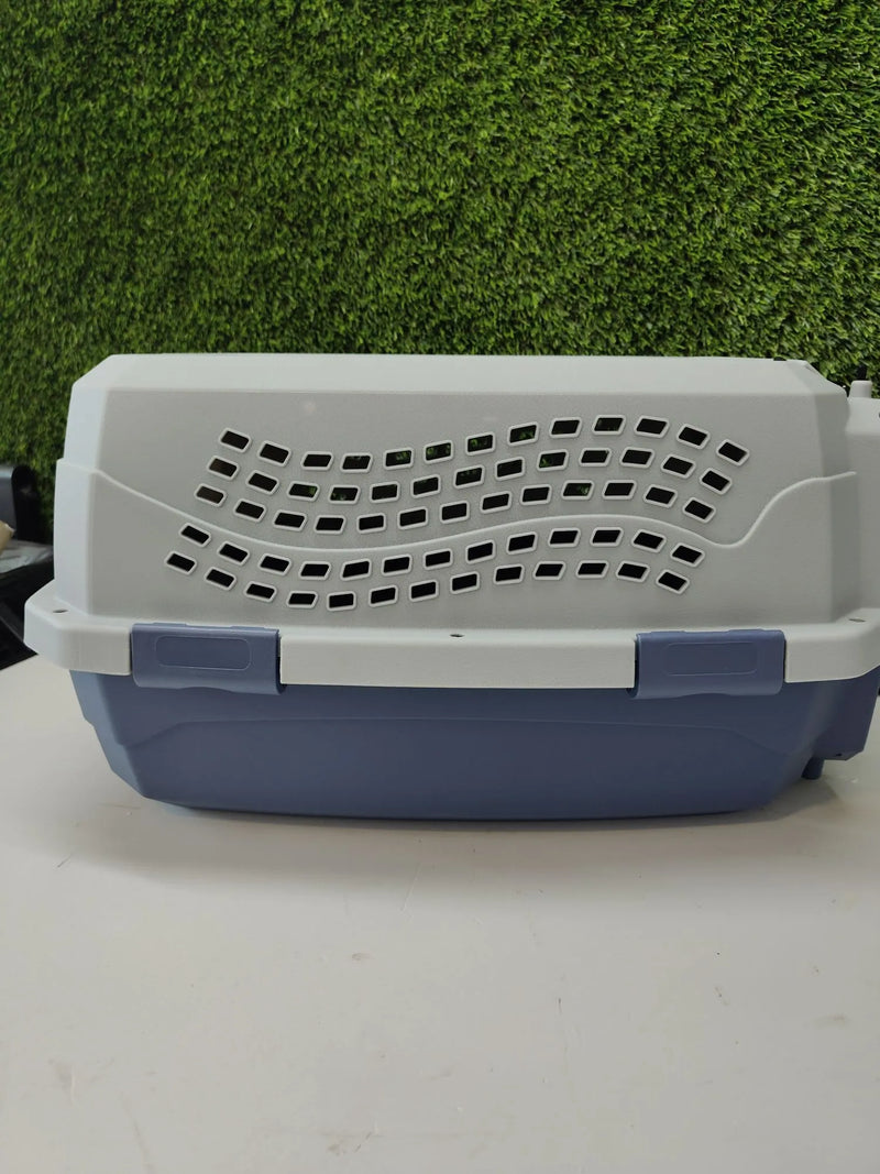 Transportín de 2 puertas azul - Amazon Basics