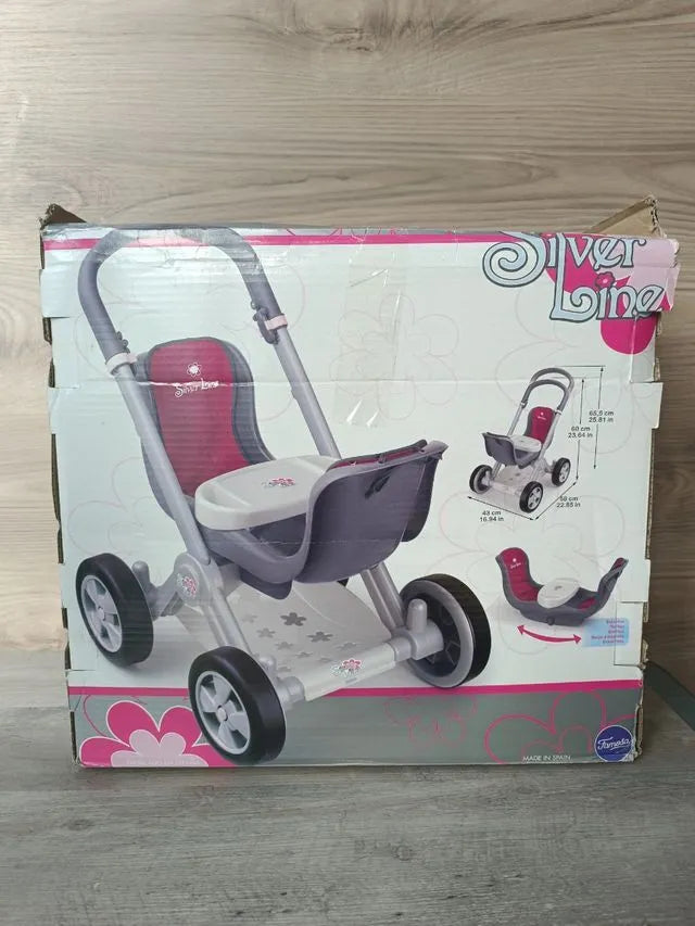 Silver Line - Carrito de Paseo para muñecos Bebés