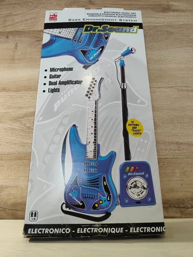 REIG- Set con Guitarra, Micrófono y Bafle