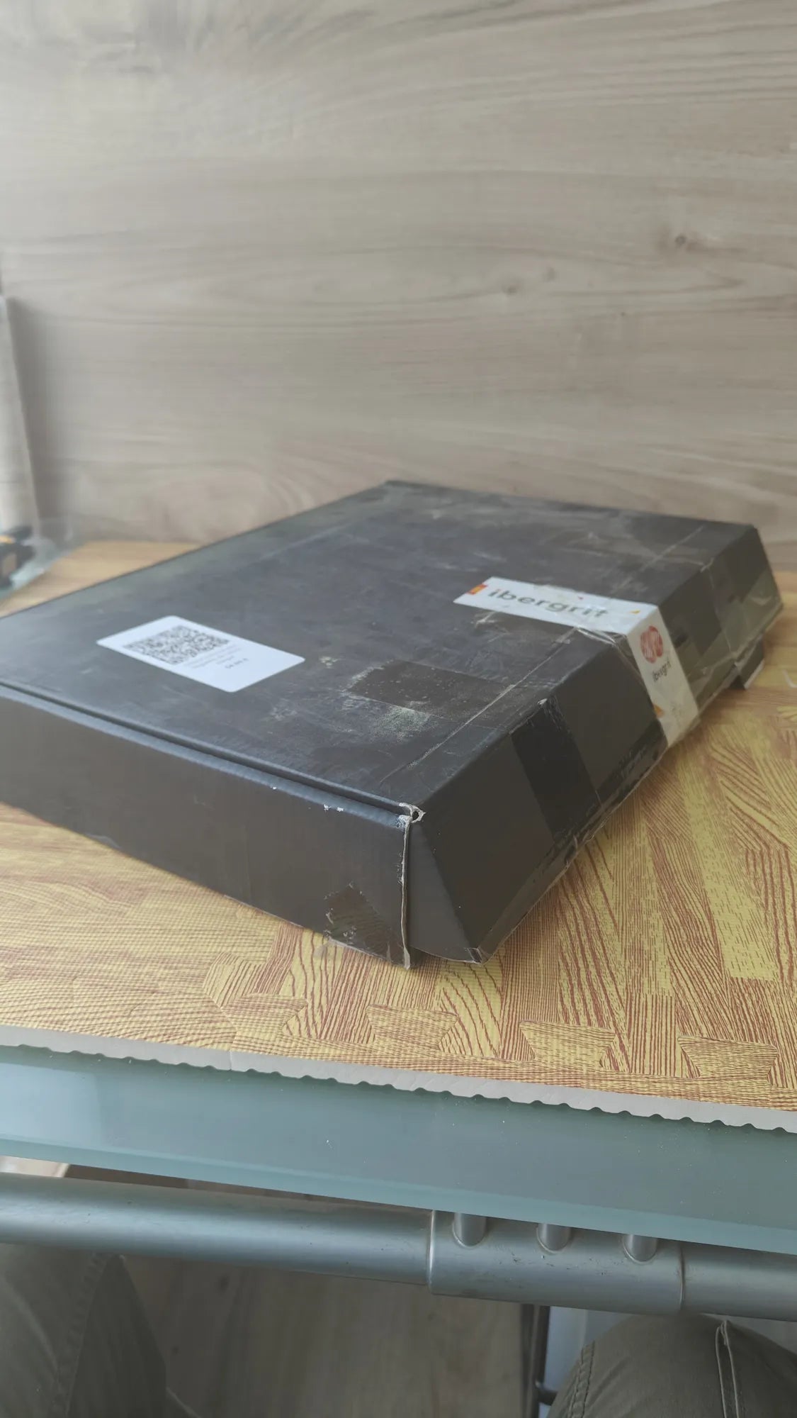 Grifo de cocina Ibergrif negro con caño flexible, rociador 3 en 1