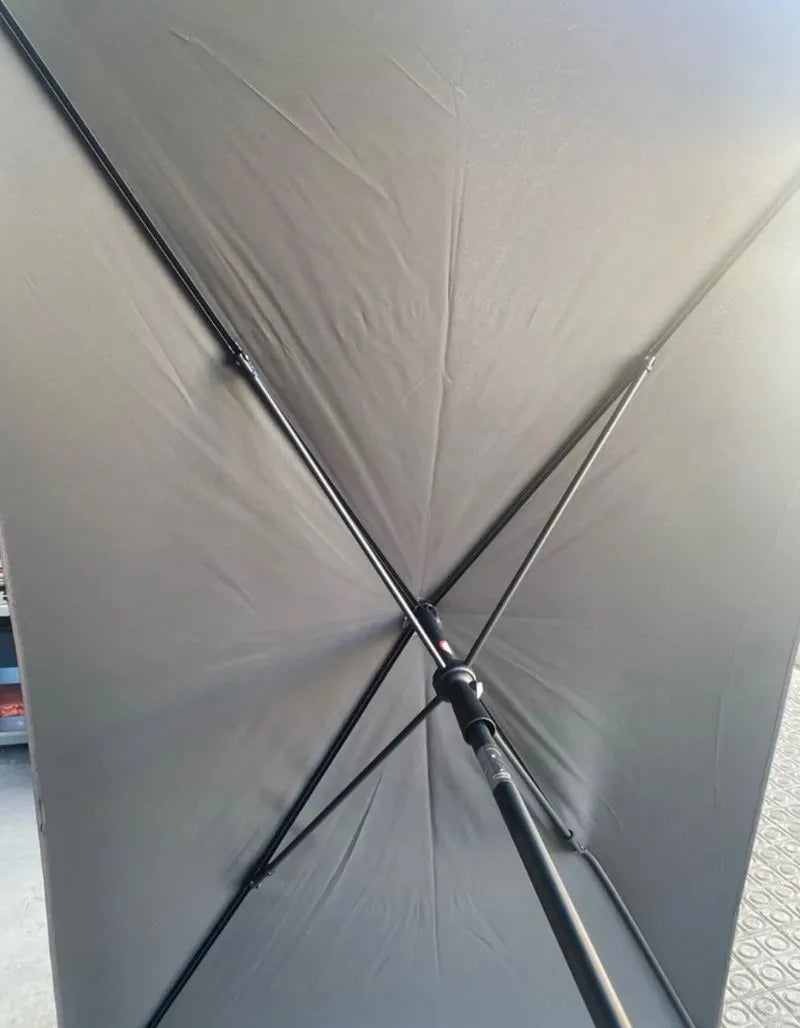 Sombrilla balcón  180x120cm negra Rethink