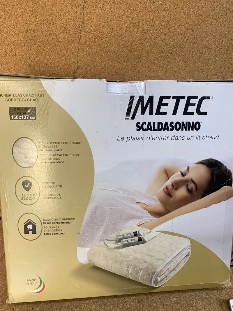Imetec Calientacamas Matrimonial, 150 x 137 cm