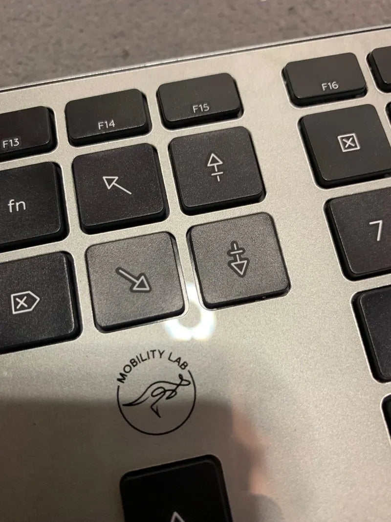 Teclado ingles con cable