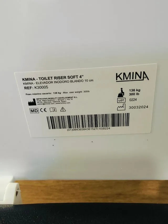 Elevador WC Adulto con Tapa - KMINA
