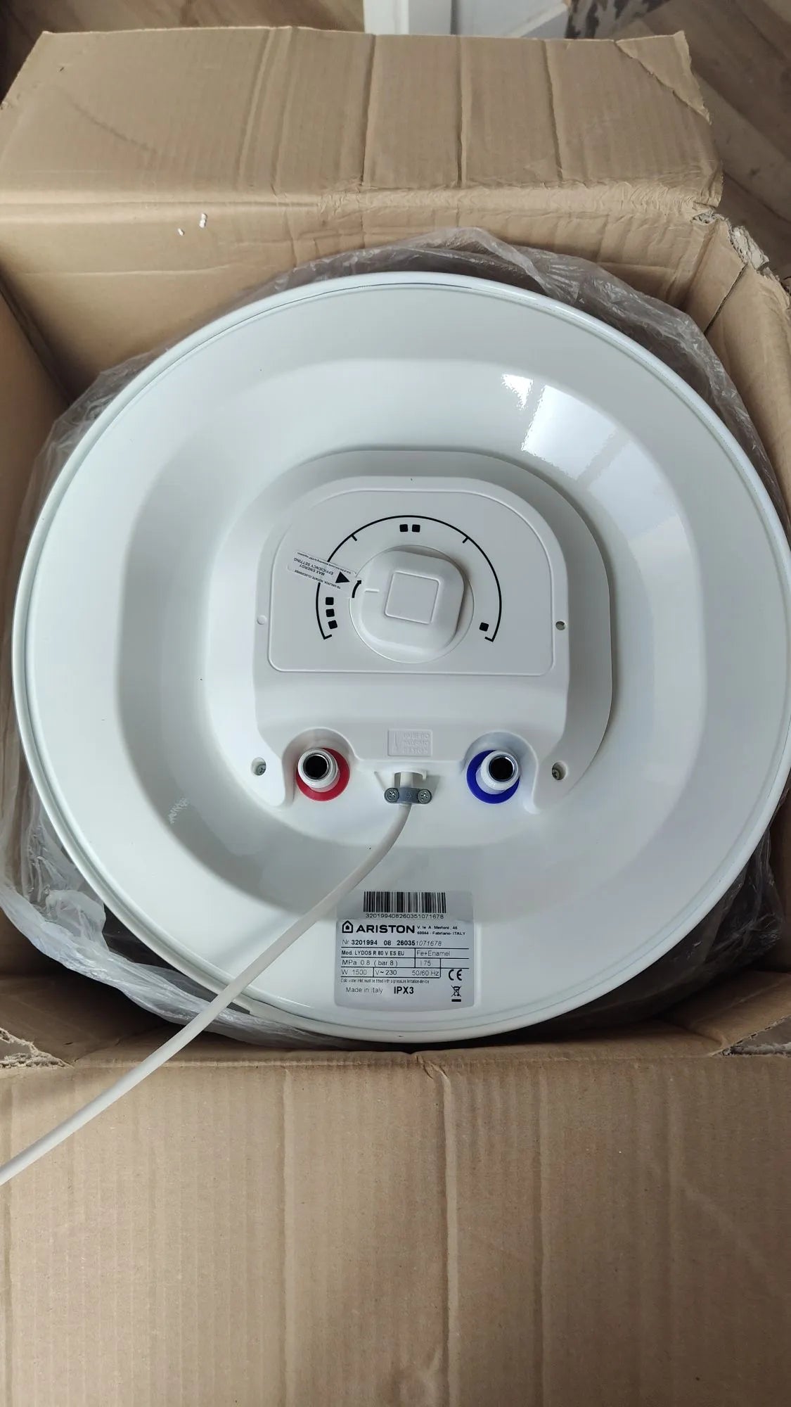 Termo Electrico 80 Litros, Calentador de Agua Eléctrico Vertical