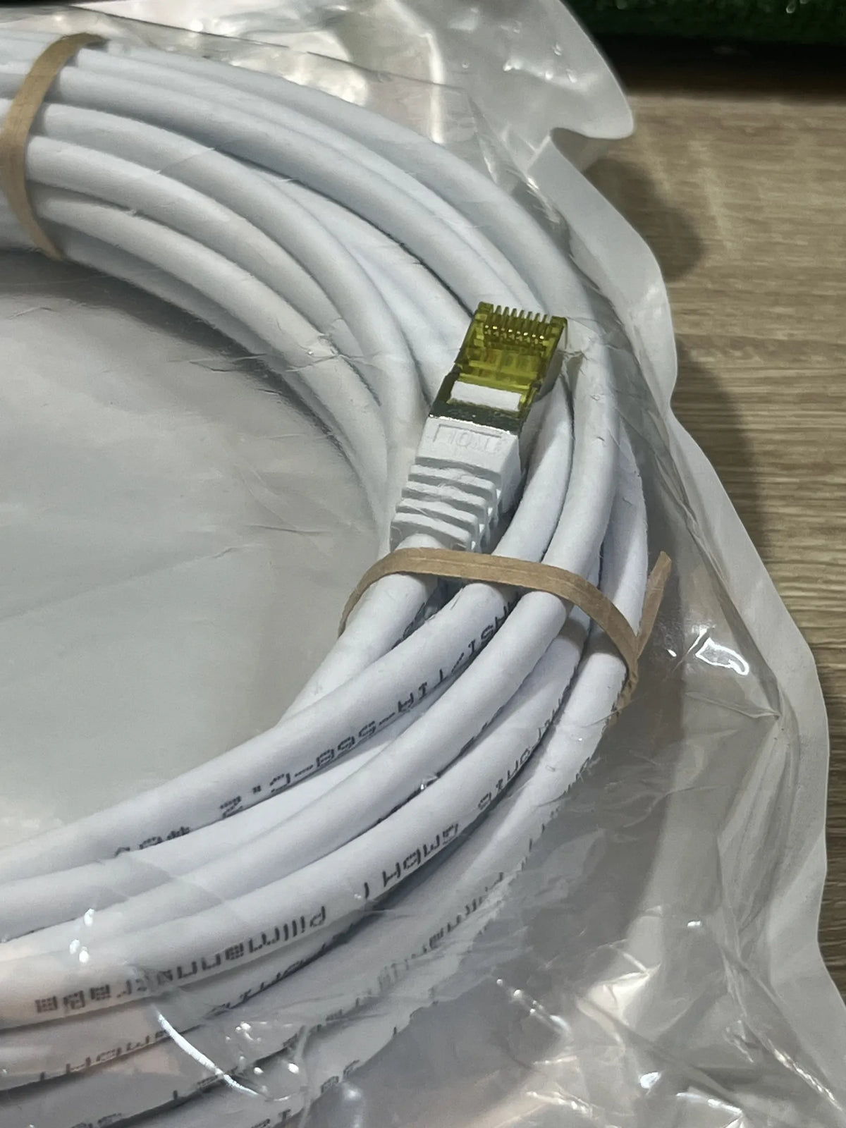 Cable de conexión RJ45 con cable raw CAT 7