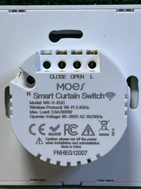 Interruptor de cortina WiFi inteligente MOES