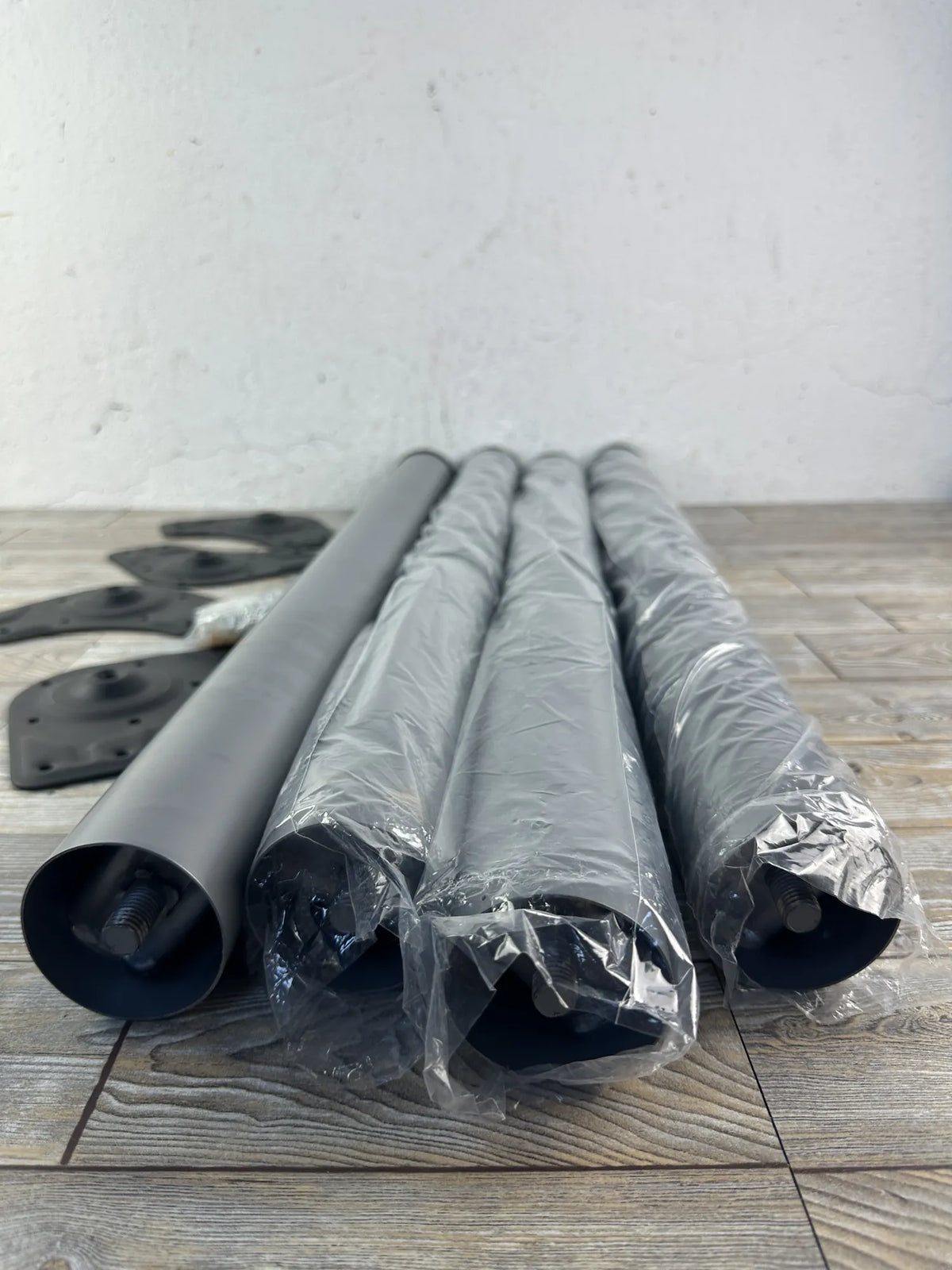 Kit 4 Patas de Mesa Regulables EMUCA Ø60x710-730mm Gris