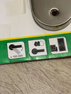 Juego de Manillas de Acero para Puertas Amig